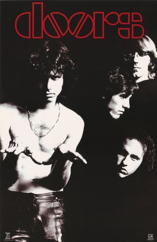 The Doors Poster - Vintage Black & White Band Photo with Jim Morrison - Perfect for Music Lovers, Home Decor & Gift Ideas