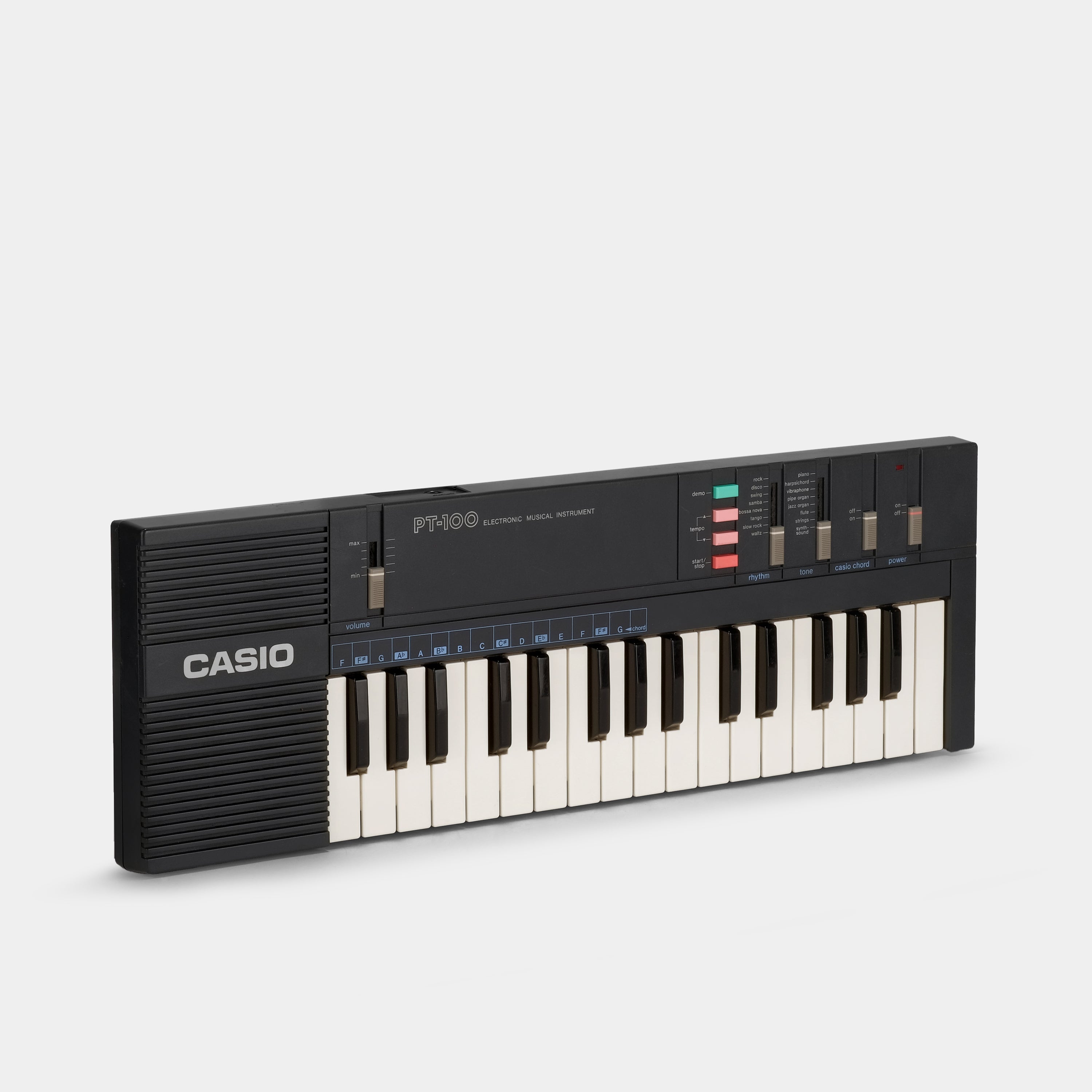 Casio PT-100 61-Key Portable Synthesizer Keyboard with Built-in Speakers - Perfect for Beginners, Home Practice & Live Performances