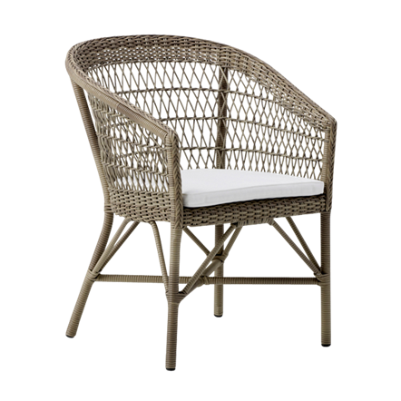 Emma Outdoor Dining Chair - Stackable Patio Chairs for Backyard, Garden & Poolside - Weather-Resistant & Space-Saving Outdoor Furniture