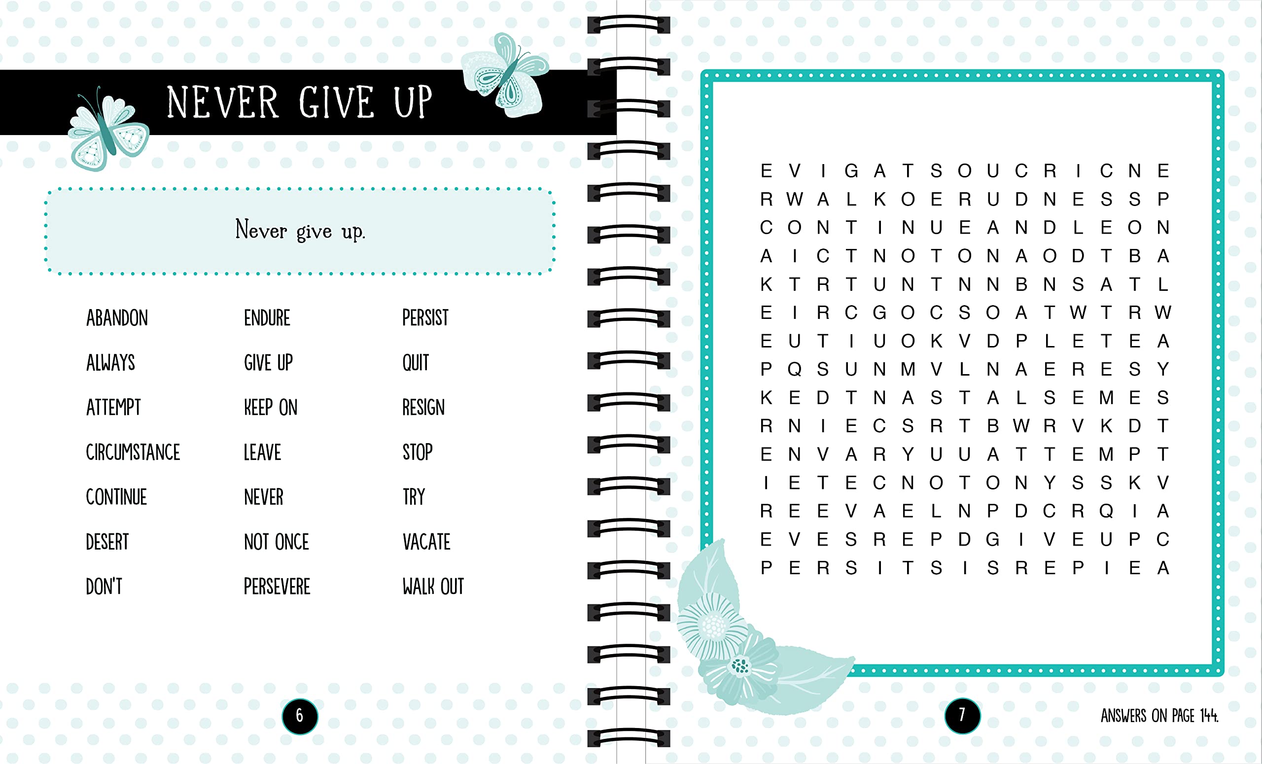 Brain Games - Inspirational Word Search Puzzles for Adults - Fun & Challenging Activity Book for Relaxation, Travel & Mental Stimulation