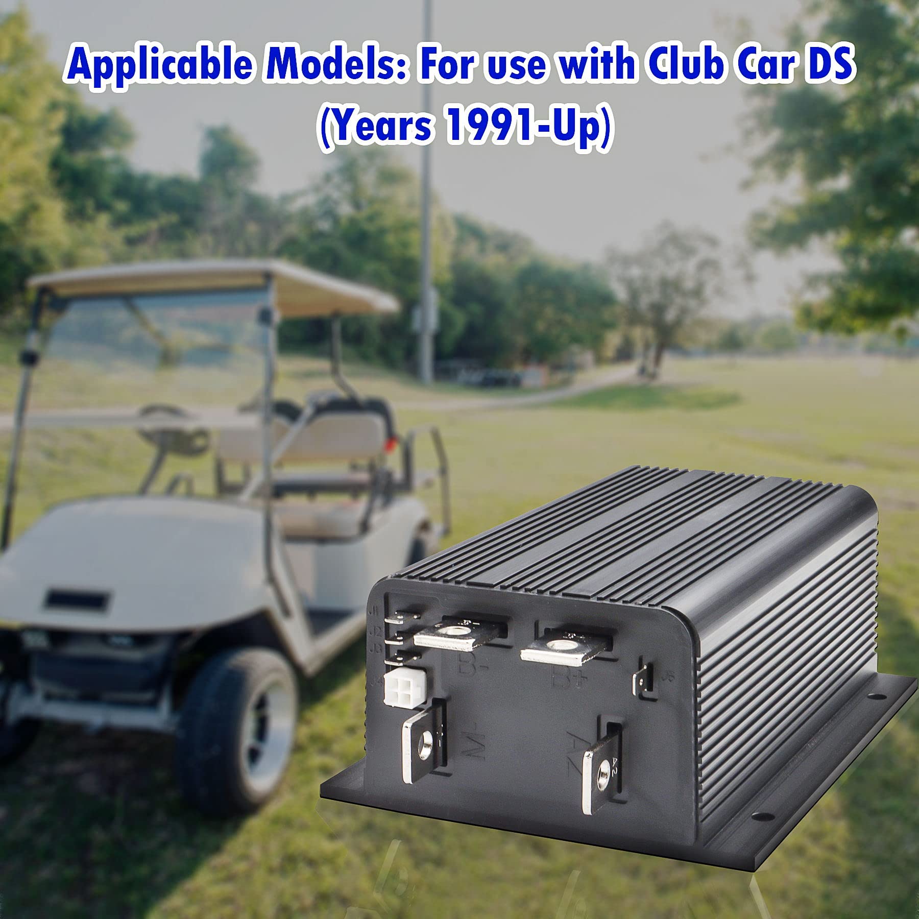 36V 400A Curtis 1205-117 & 36V 500A 1204-1205 Golf Cart Speed Controller - 0-5KΩ Replacement for EZGO Electric Vehicles - Perfect for Golf Cart Performance Upgrades & Maintenance