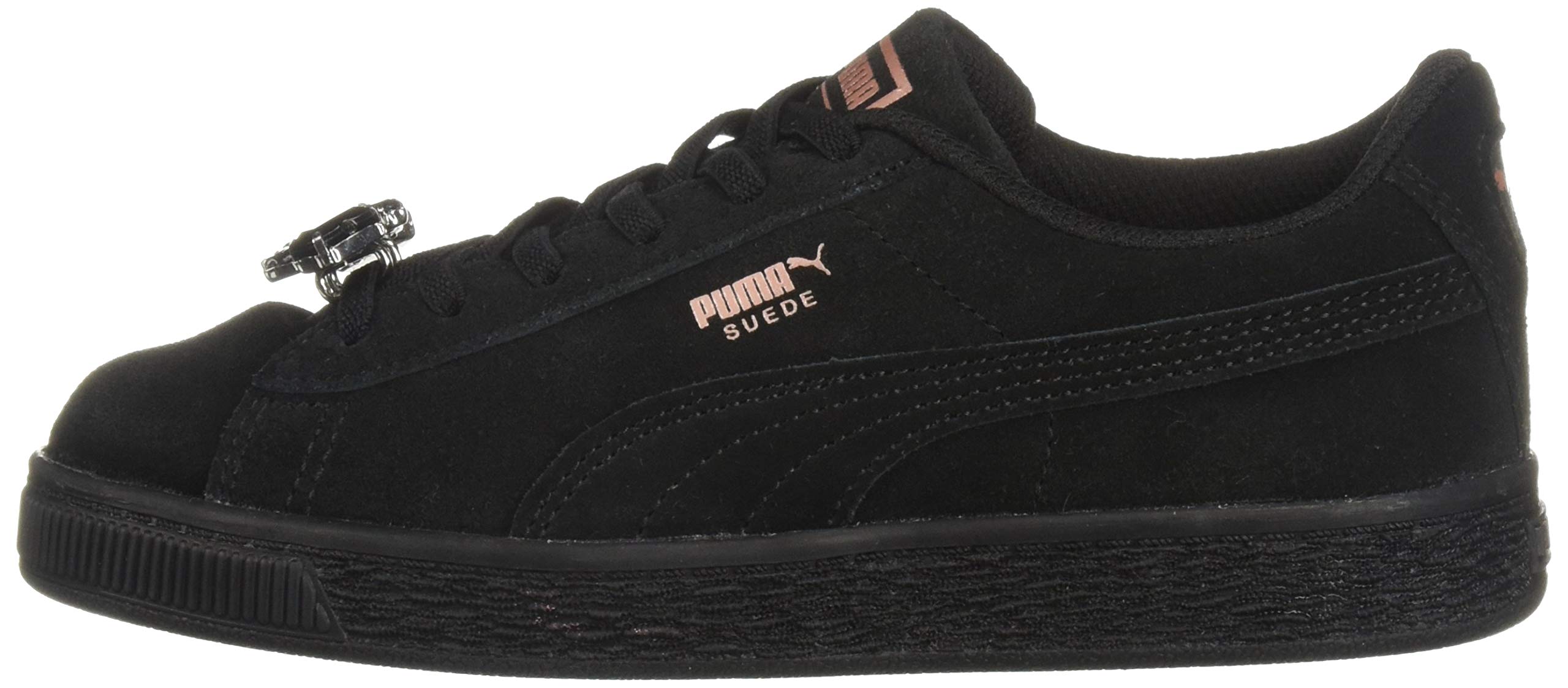 PUMA Unisex Kids Suede Jewel Sneakers - Lightweight Casual Shoes for Boys & Girls - Perfect for School, Playground & Everyday Wear