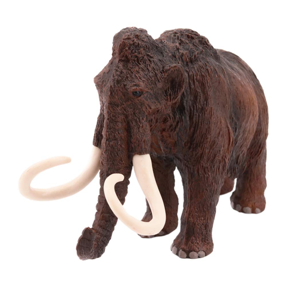 Realistic Woolly Mammoth Figurine & Elephant Model - Jurassic Wildlife Collectible Toy Set for Educational Play, Animal Enthusiasts & Home Decor | Perfect for Kids Learning, Dinosaur Displays & Tabletop Decorations