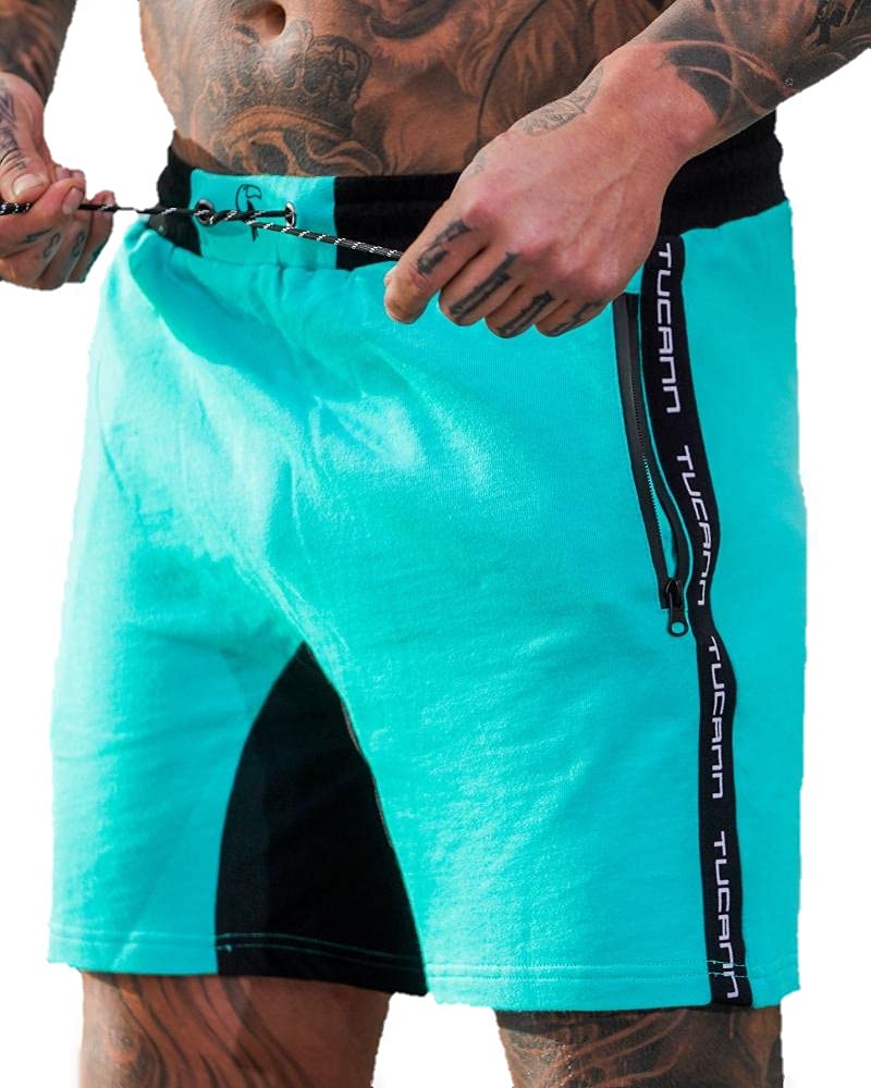 Tucann Men's Comfortable Shorts - Durable Cotton Blend with Elastic Waistband | Perfect for Casual Wear, Gym, and Outdoor Activities
