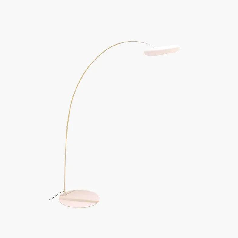 Modern White Metal Adjustable Dimming Floor Lamp for Living Room - Elegant Art Deco Lighting for Bedroom, Office & Reading Nook
