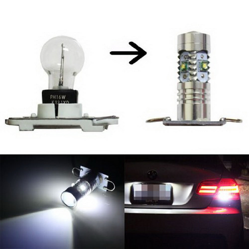 25W CREE PH16W PW16W LED Bulbs - High Brightness Backup Lights for BMW LCI E92 E93 & Audi A7 S7 RS7 - Perfect for Night Driving and Parking Safety