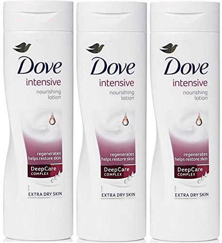 Dove Intensive Nourishing Body Lotion for Extra Dry Skin - 250ml (Pack of 3) | Deep Moisturizing & Hydrating Cream for Winter Care, Daily Use & Sensitive Skin Relief