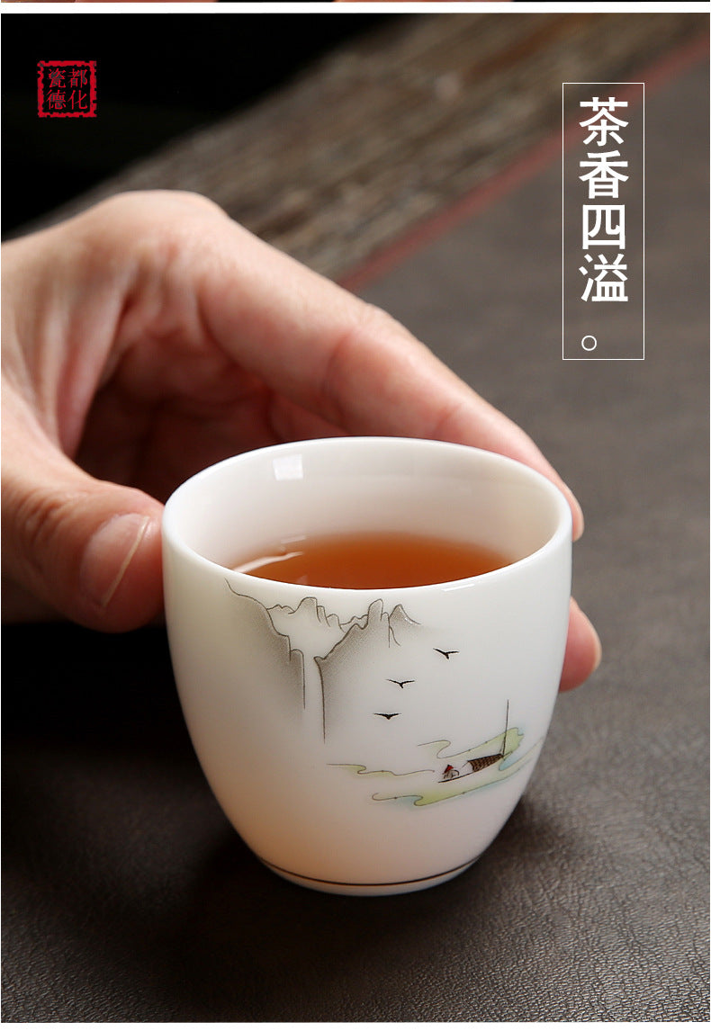 Premium White Porcelain Tasting Cups - Elegant Tea & Coffee Sampling Set for Tea Ceremonies, Coffee Tasting, and Home Decor