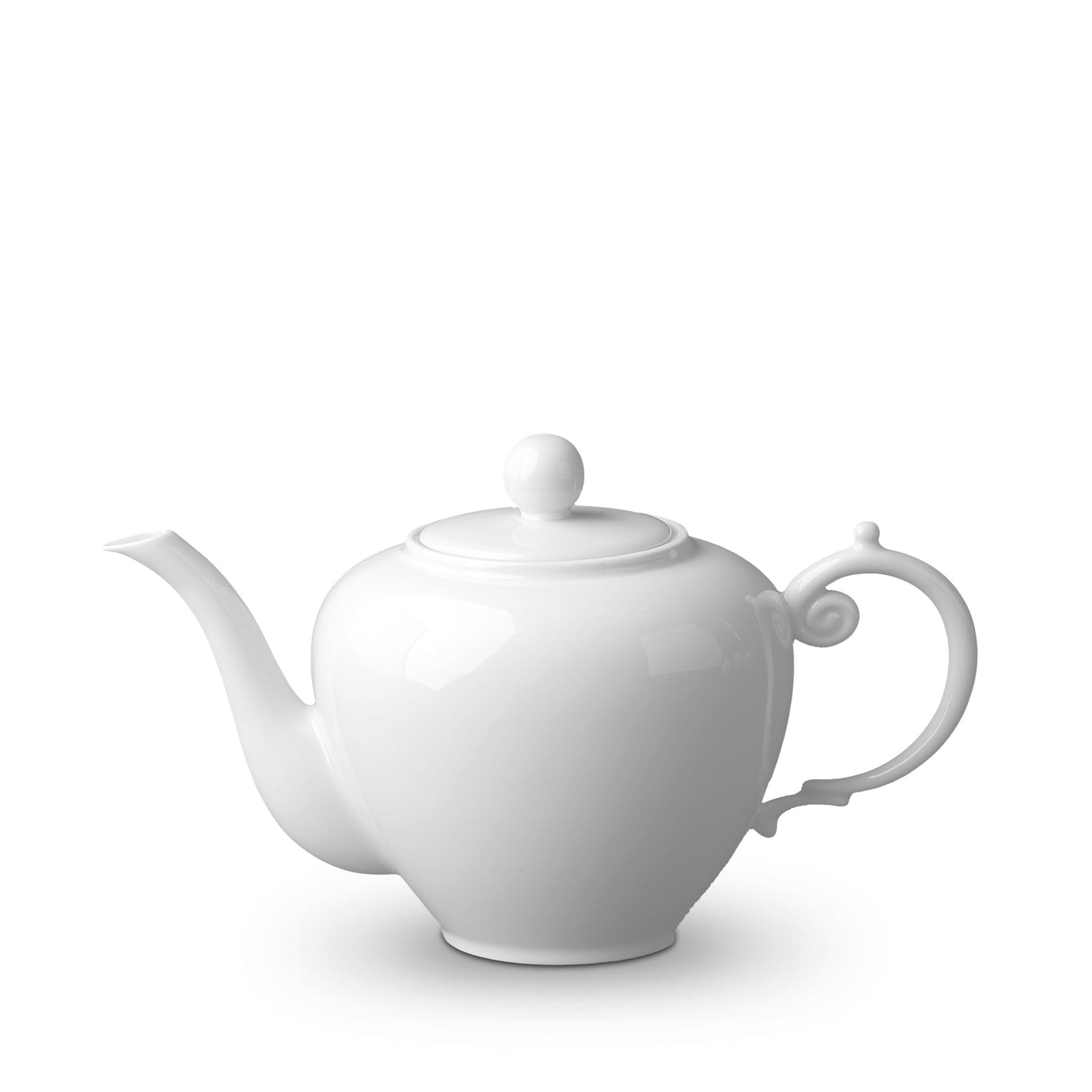 Premium White Aegean Teapot - Elegant Ceramic Tea Pot with Stainless Steel Infuser, Perfect for Loose Leaf Tea, Herbal Tea & Home Decor | Ideal for Tea Parties, Gifting & Cozy Afternoons