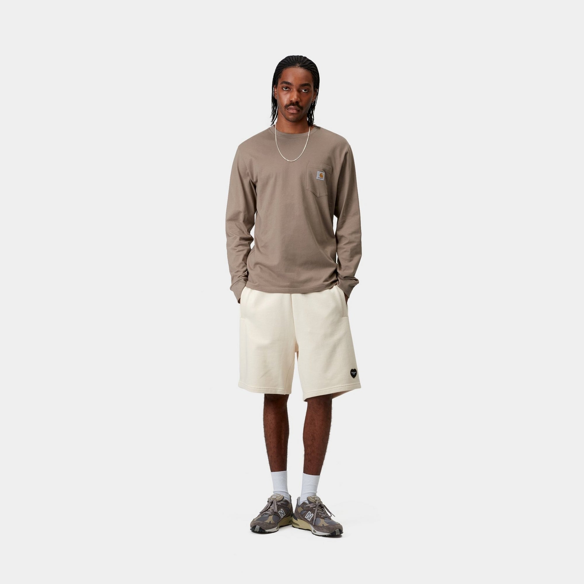Men's Long Sleeve Pocket T-Shirt - Comfortable Casual Crew Neck Tee for Everyday Wear | Perfect for Work, Outdoor Activities & Layering