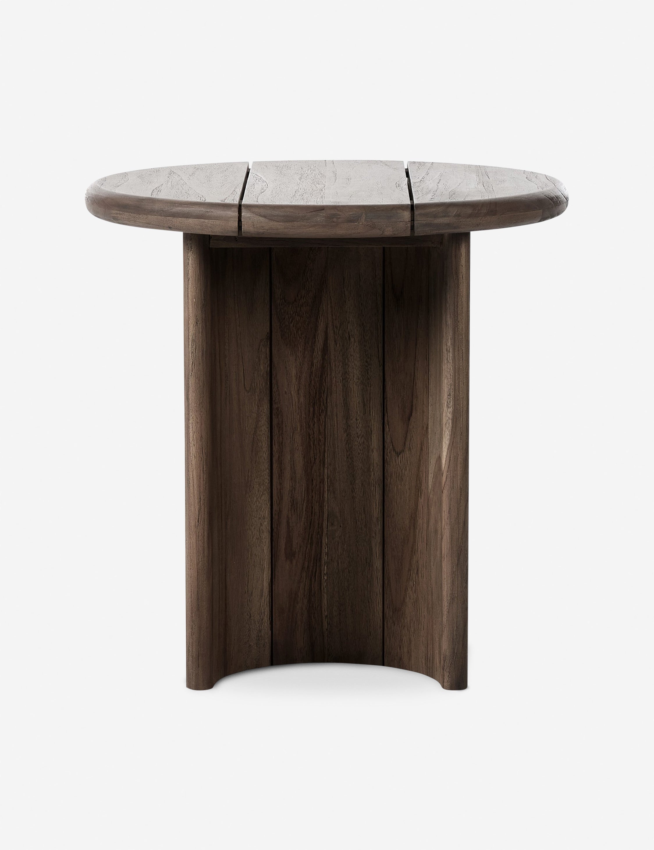 Gilda Outdoor Round Side Table - Patio, Garden, Deck Furniture - Weather-Resistant Accent Table for Coffee, Drinks & Decor