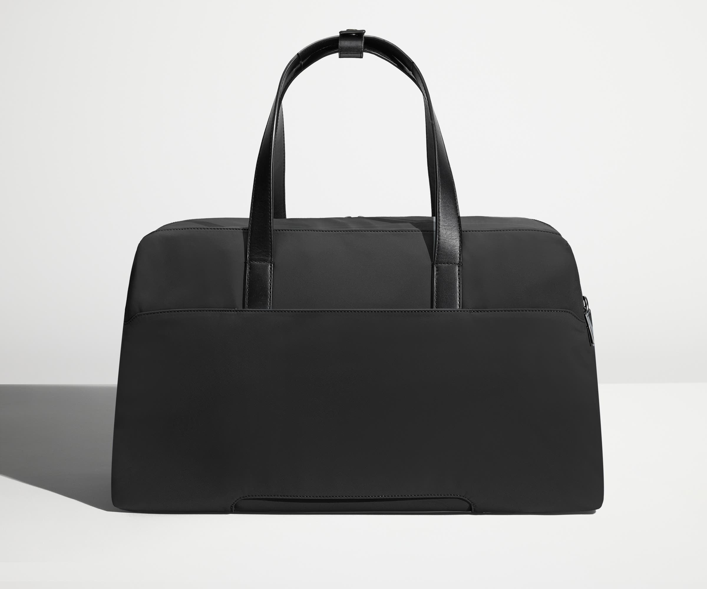 The Weekender Duffle Bag in Jet Black - Perfect for Travel, Gym & Weekend Getaways