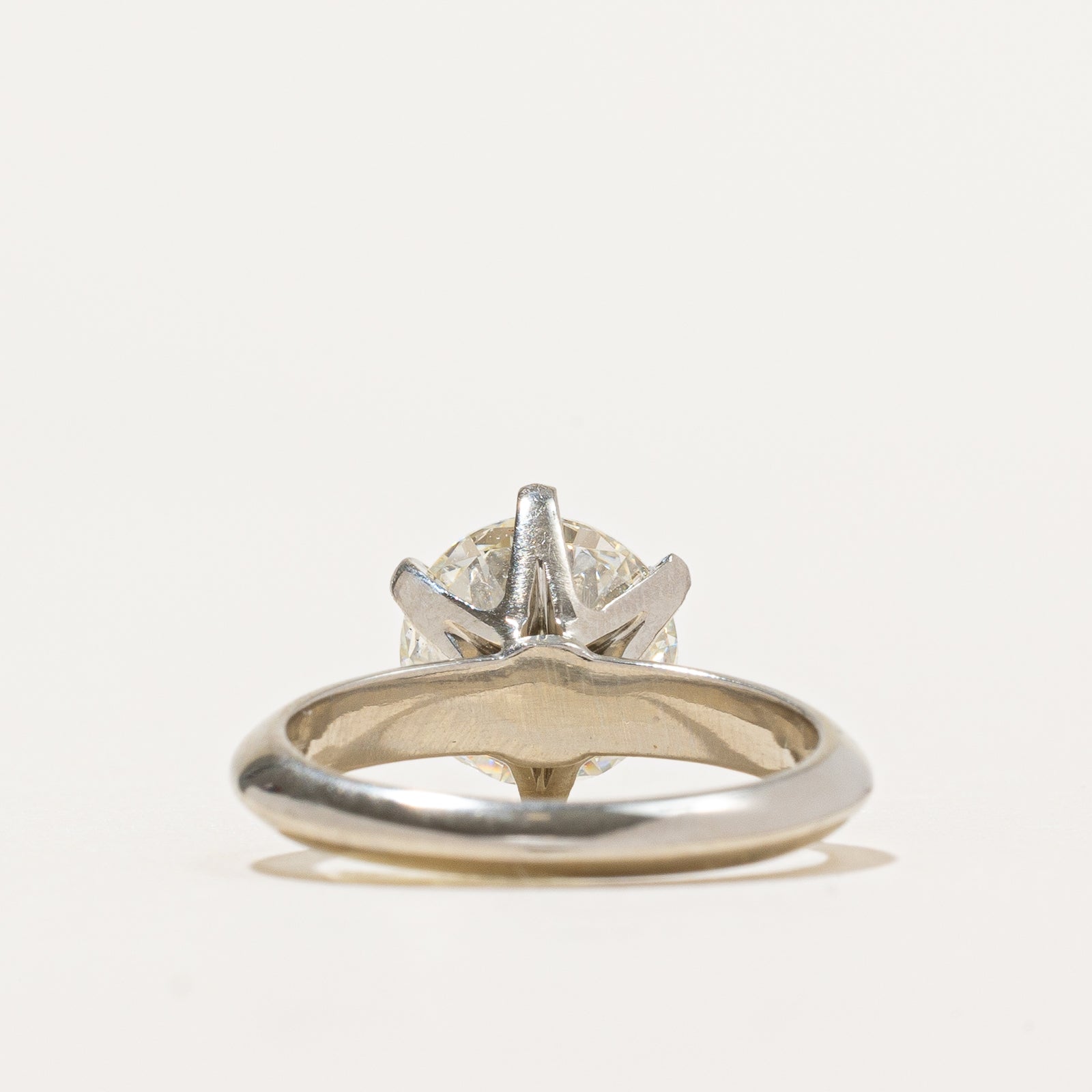 GIA Certified 2.50ct Solitaire Diamond Engagement Ring - VS2 Clarity, K Color, Excellent Cut, Size 5 | Perfect for Proposals, Weddings & Anniversary Gifts