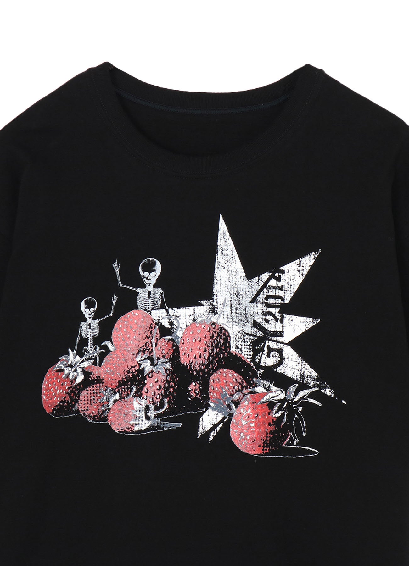 Skull Strawberry Cotton Jersey T-Shirt for Men & Women - Soft & Comfortable Casual Tee for Streetwear, Summer Outfits, and Everyday Wear
