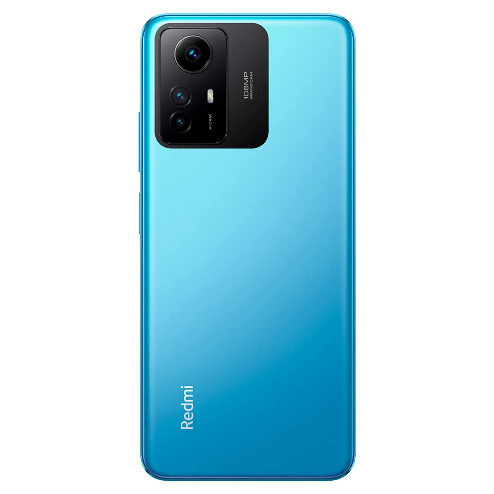 Xiaomi Redmi Note 12S Smartphone 256GB 8GB RAM - Global Unlocked 4G LTE (T-Mobile/Metro/Tello/Mint Compatible) - Ice Blue Color with Fast Car Charger Bundle - Perfect for Travel, Business & Streaming