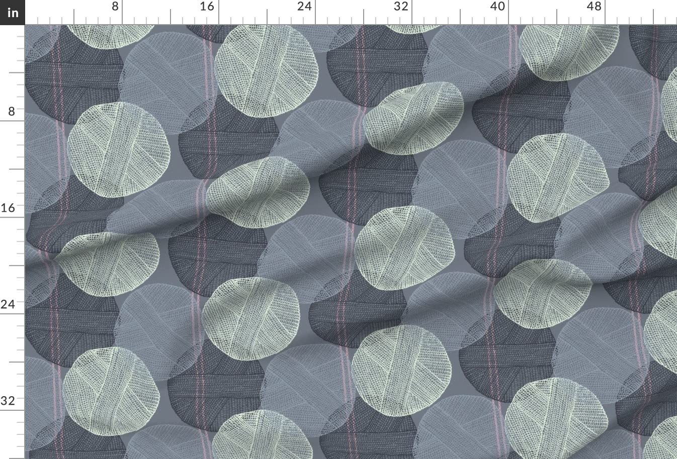 Modern Balls Navy Blue Slate Printed Minky Fabric by The Yard - Knitting, Sewing, Baby Blankets, Quilt Backing, Plush Toys - Soft & Durable for DIY Crafts, Home Decor, and Nursery Projects