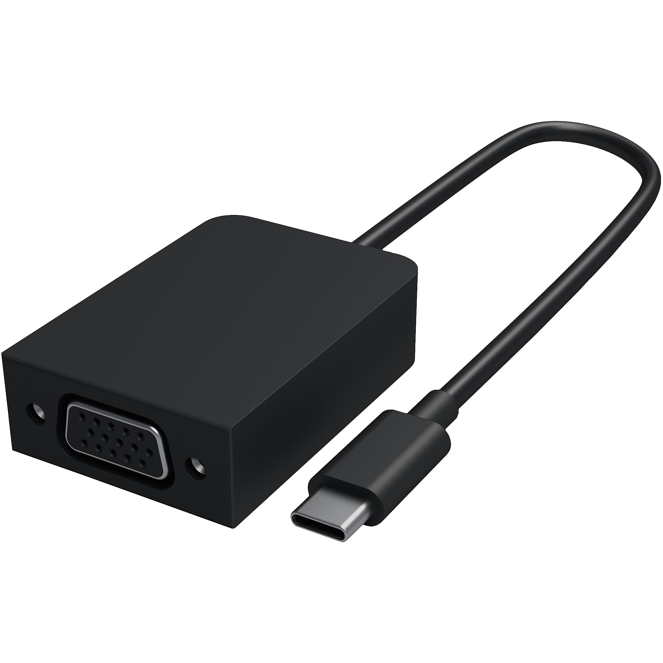 Microsoft Surface USB-C to VGA Adapter - Connect to Monitors & Projectors - Compatible with Surface Pro/Go/Laptop - Ideal for Presentations & Home Office Setup