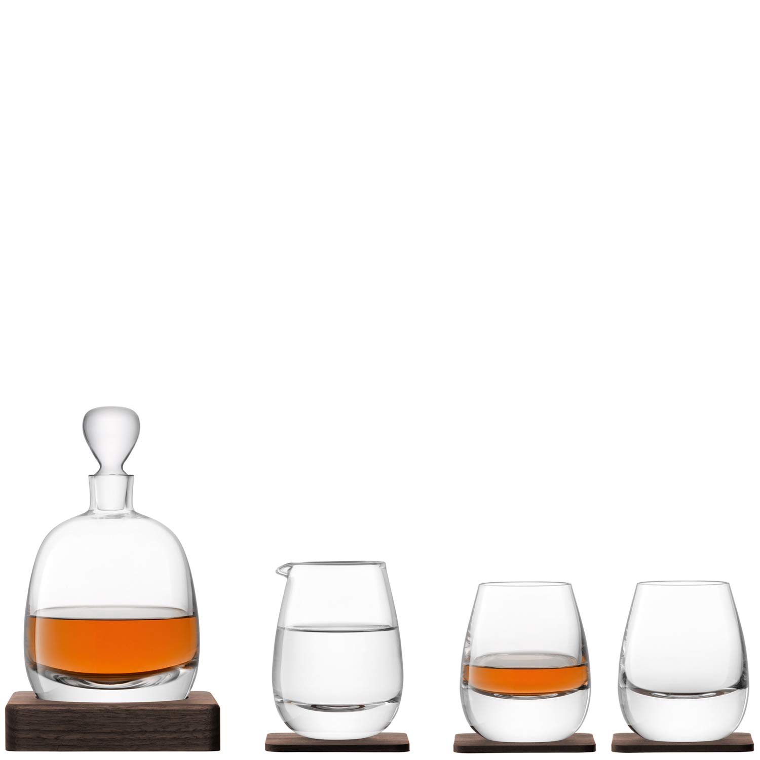 Premium LSA International Whisky Islay Set - Clear Glass, 0.1L - Perfect for Scotch Tasting, Home Bar Decor & Gift Giving