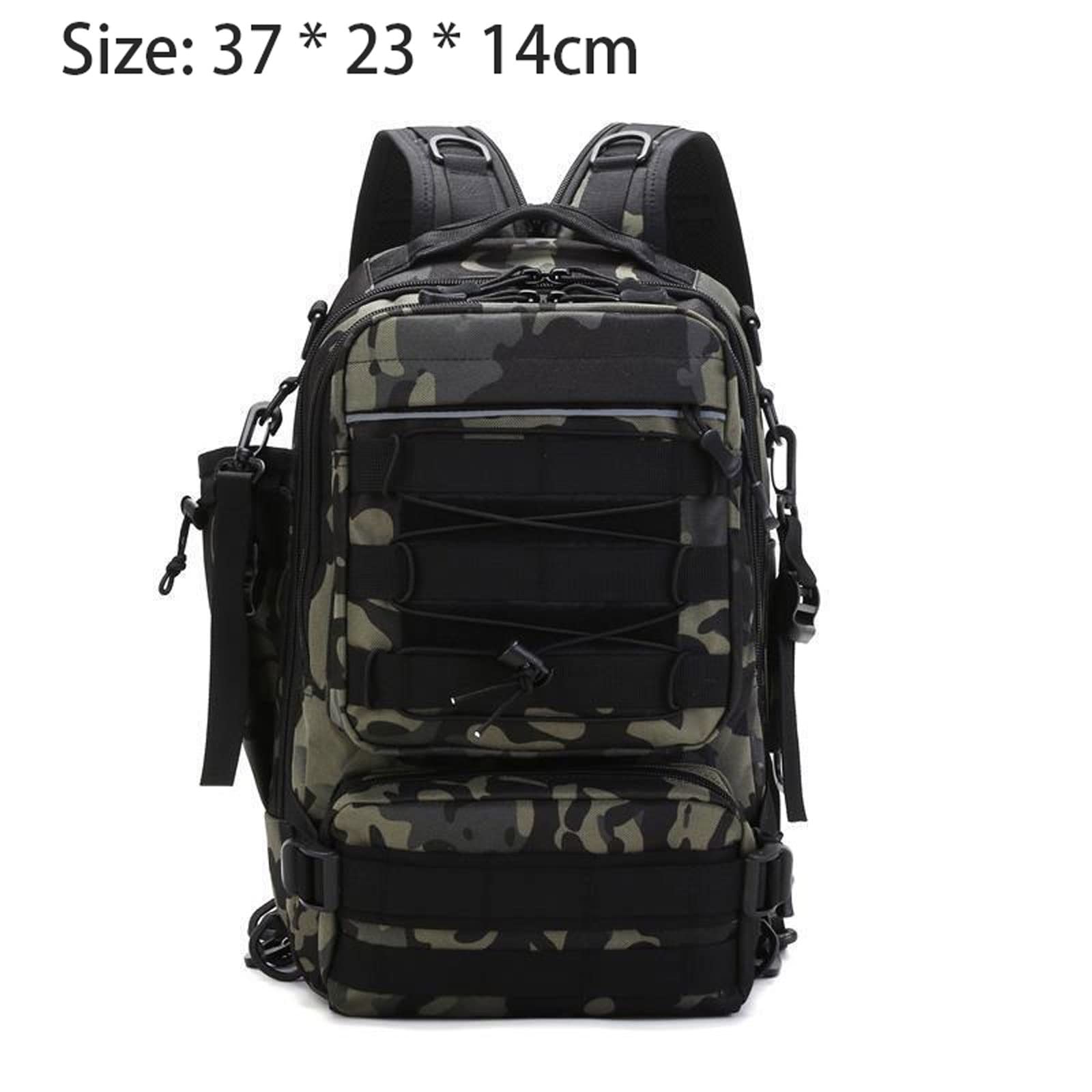 WOBBLO Camouflage Tactical Backpack for Men - Military Hiking Daypack, Outdoor Sports Travel Bag for Trekking, Camping & Army Use | Perfect for Hiking Adventures, Travel & Tactical Missions