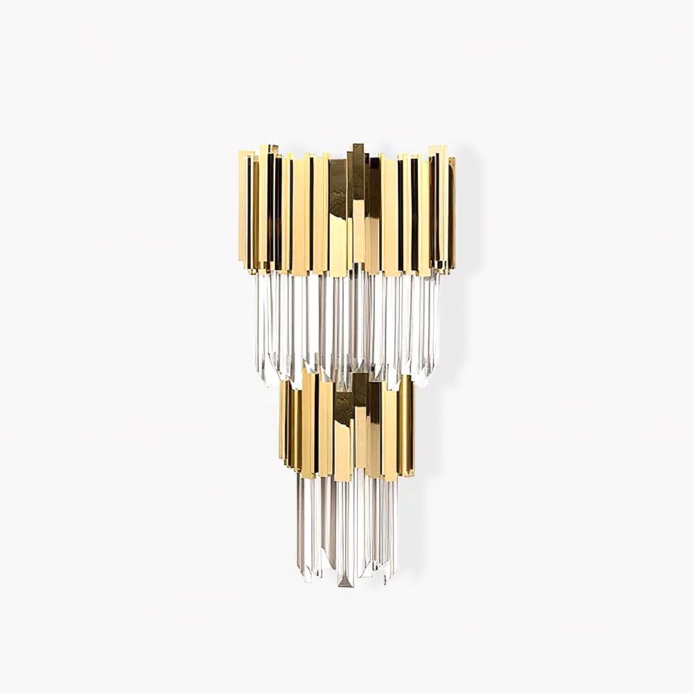 Empire Wall Lamp - Modern LED Sconce Light Fixture for Bedroom, Living Room & Hallway - Dimmable Indoor Wall Lighting for Home Decor