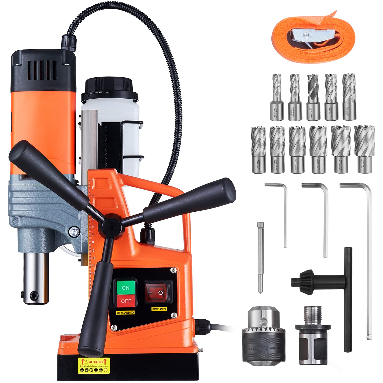 VEVOR 1300W Portable Magnetic Drill Press - 1.57