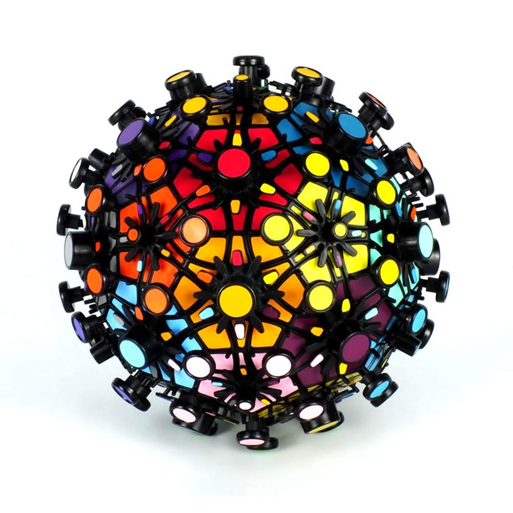 DIY Football Magic Cube Stickers - 3D Speed Puzzle Brain Teaser for Kids - Creative Educational Toys for Boys & Girls - Perfect for Birthday Gifts, Party Favors and STEM Learning Activities