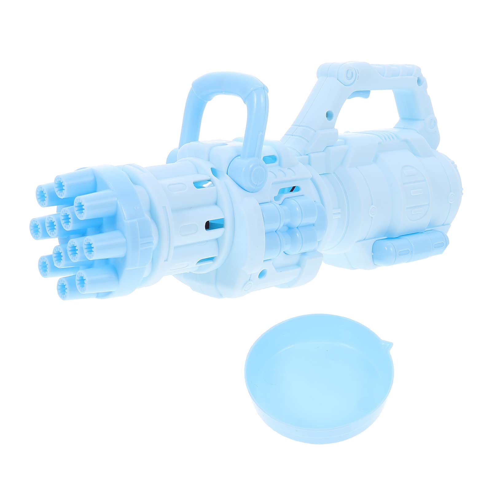 NUOBESTY Electric Bubble Machine for Kids - Automatic Bubble Blower Toy with 360° Rotation for Outdoor Play, Birthday Gifts, Party Favors, and Backyard Fun | Durable ABS Plastic Bubble Blaster for Toddlers & Children