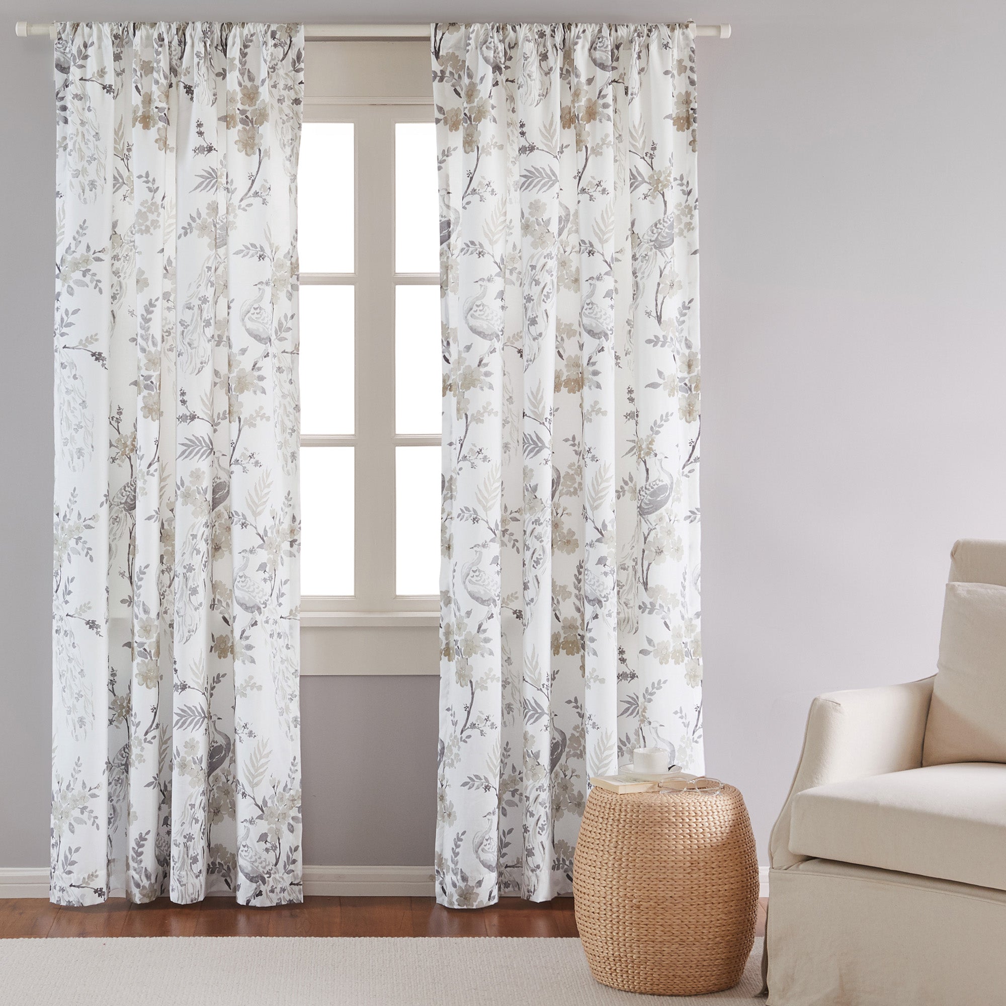 Pisa Drape Panel Set of 2 - Elegant Window Curtains for Living Room & Bedroom - Blackout & Thermal Insulated Drapes for Home Decor