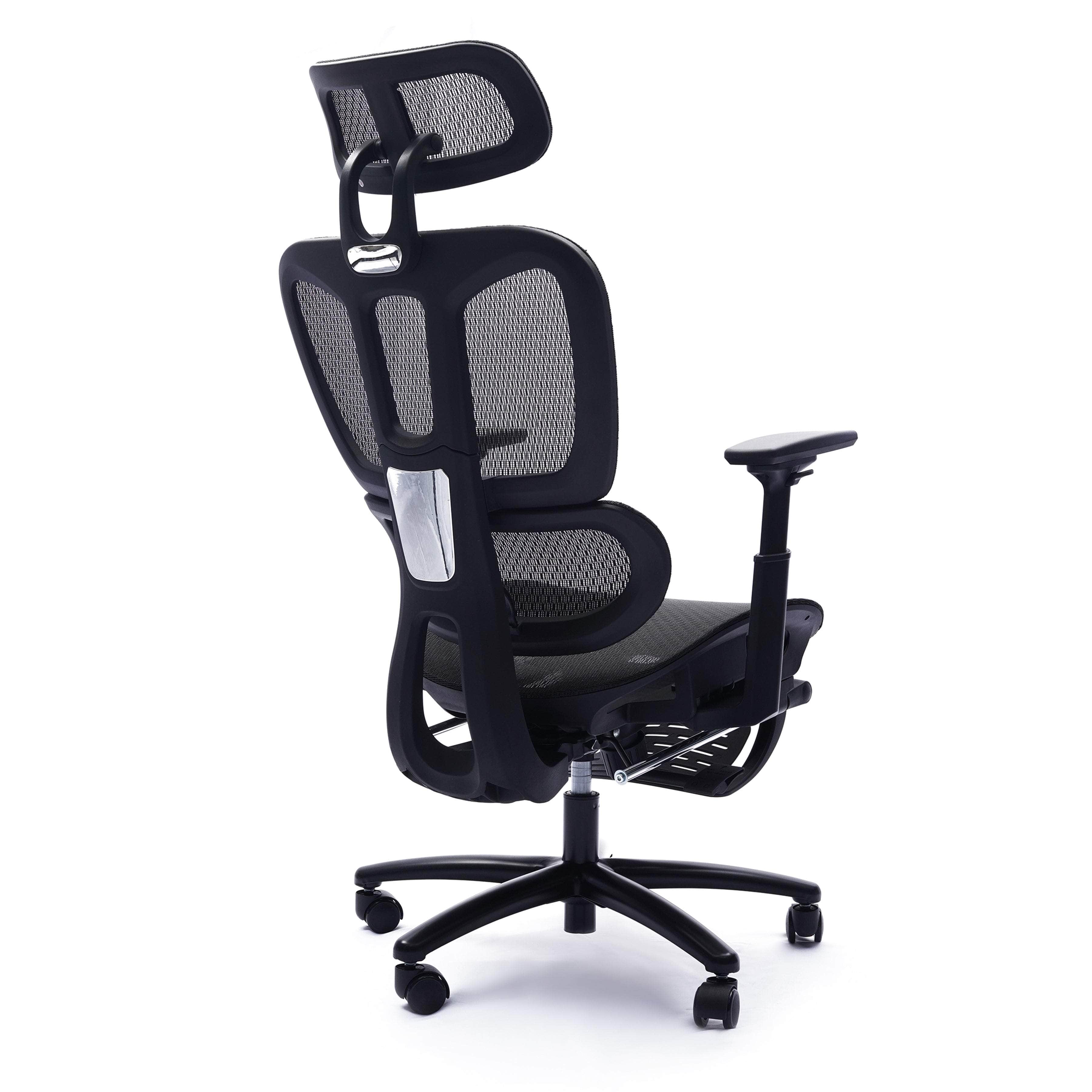 Sealy Huxley Adjustable Ergonomic Mesh Office Chair with Lumbar Support - Black for Home & Office Workspace Comfort