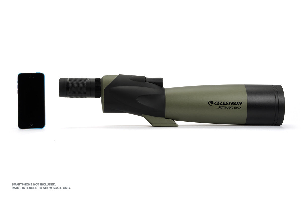 Ultima 20-60x80mm Straight Zoom Spotting Scope for Hunting, Bird Watching & Outdoor Adventures - High Power Magnification for Clear Long Distance Viewing