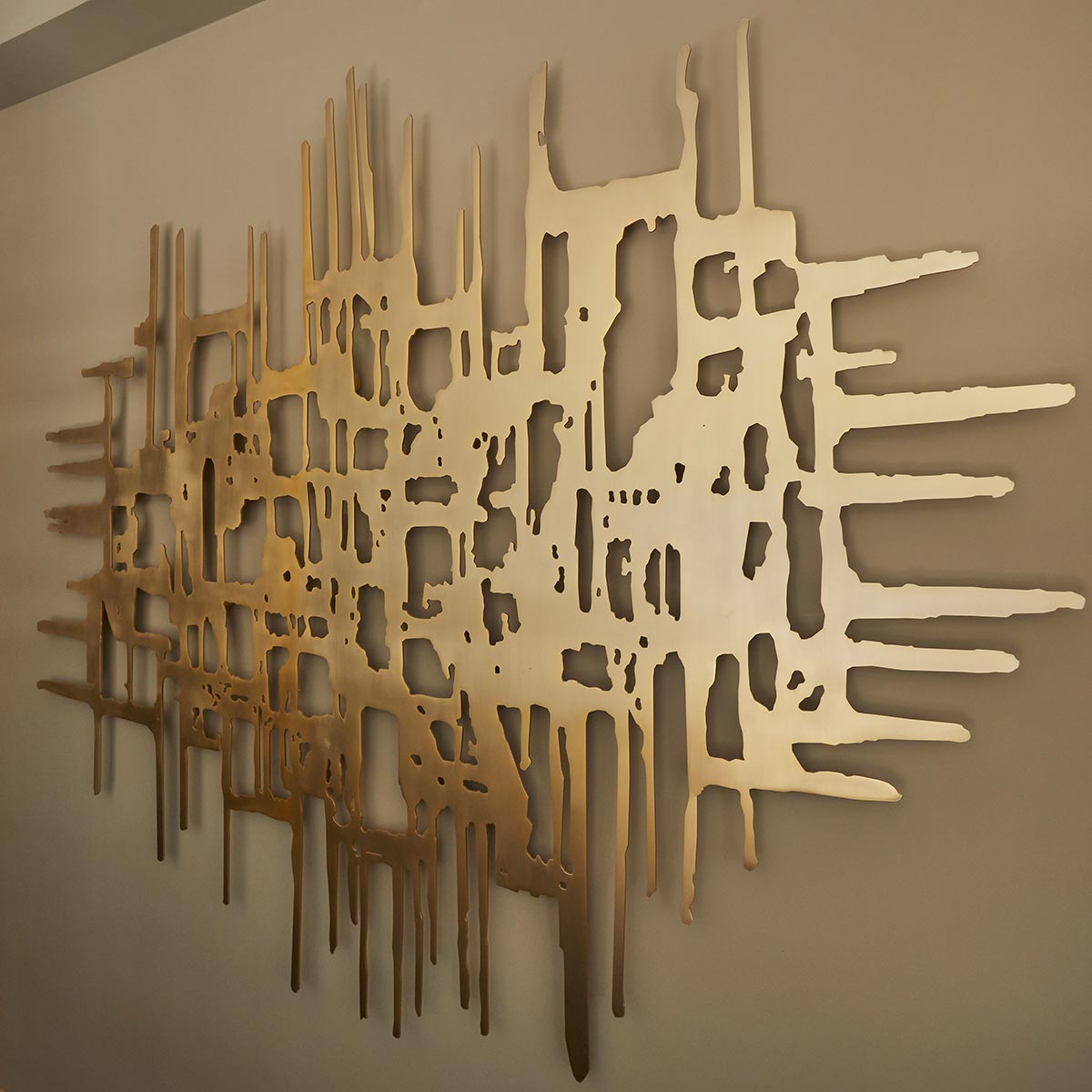 Laser Cut Corten Steel Intreccio Sculpture - Modern Outdoor & Indoor Art Decor for Garden, Patio, or Living Room