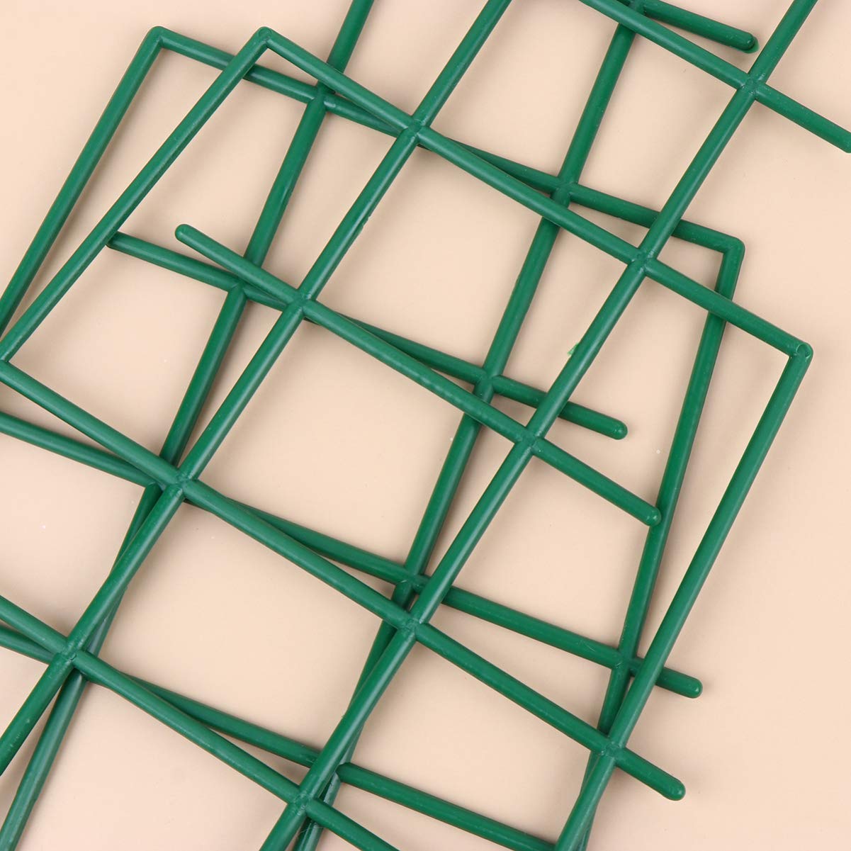 DOITOOL 5-Pack Mini Climbing Trellis for Potted Plants - Plastic Garden Trellis Support for Vines, Indoor & Outdoor DIY Plant Climbing Frame - Perfect for Tomatoes, Peas, and Flowering Vines in Home Gardens