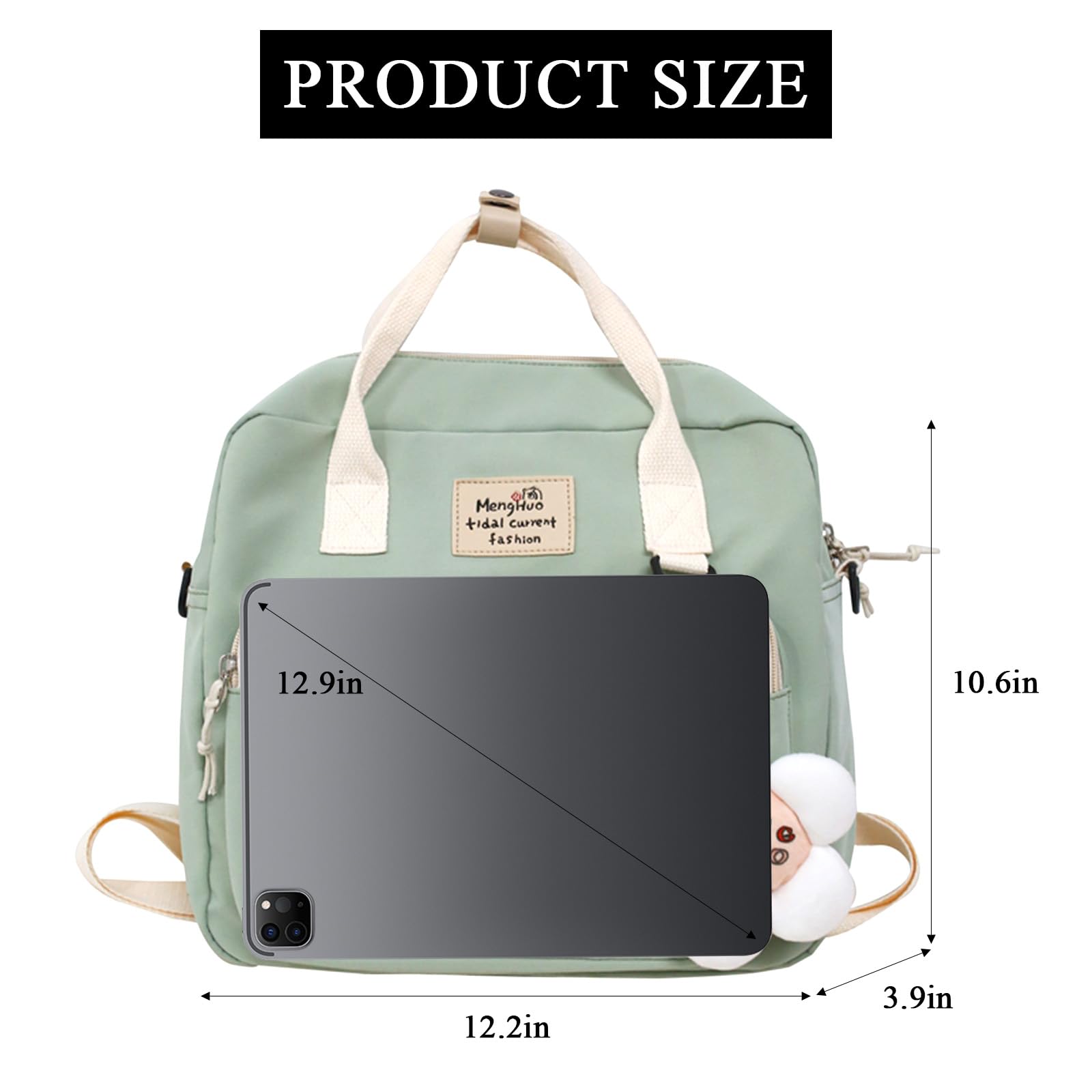 Kawaii Messenger Bag - Cute Japanese Crossbody Backpack for Anime Fans