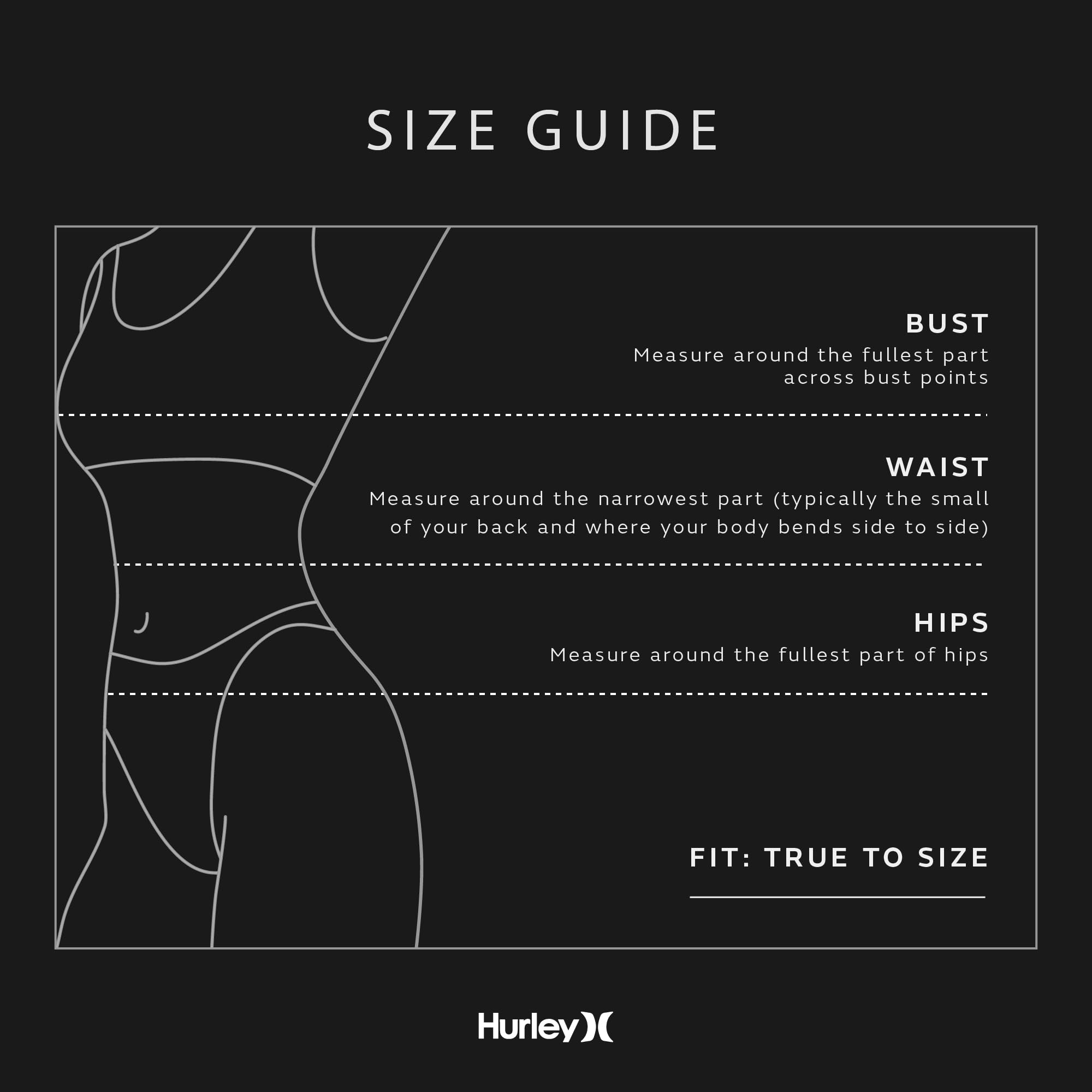 Hurley Women's Bas Latéral Max Full Tab Bikini - High Waisted Swimwear for Beach & Pool | Comfortable & Stylish Summer Swim Suit