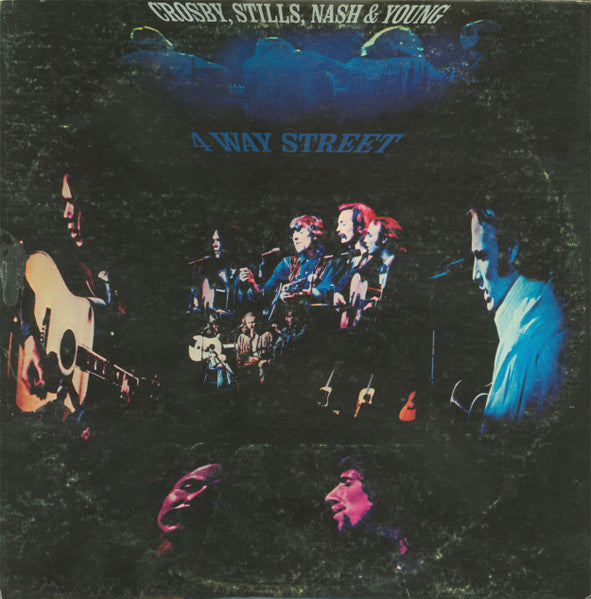 Crosby, Stills, Nash & Young - 4 Way Street Vinyl Record (Used) - Classic Rock Music for Home Collection & Listening Parties