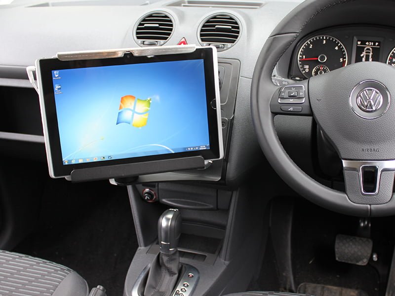 Volkswagen Caddy (2010-2013) Universal Car Phone Holder - Industrial Evolution InDash Mount for Secure Hands-Free Driving | Perfect for GPS Navigation & Commuting