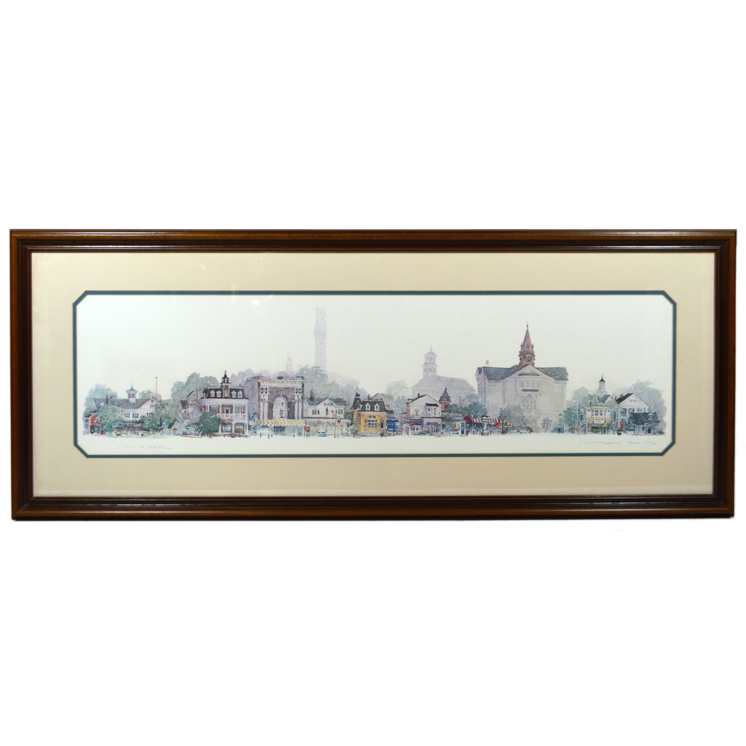 Limited Edition Framed Print Signed by Leonard Weber - Numbered 362/500 - Provincetown MA Artwork - Perfect for Home Decor, Office Wall Art & Gift Giving