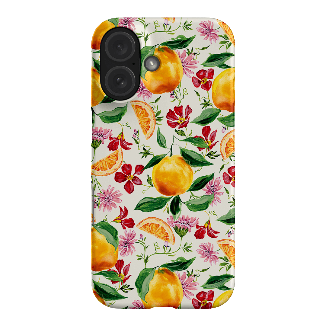 Sweet Orange Shockproof Phone Case for iPhone 15/14/13 - Durable Anti-Slip Protection with Premium TPU Material | Perfect for Outdoor Activities, Gym Workouts & Daily Use