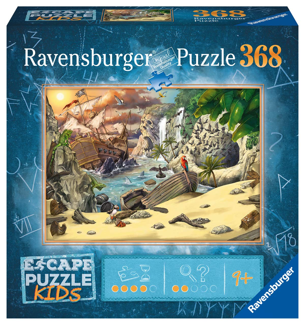 Ravensburger Pirate Adventure Escape Puzzle for Kids - High-Quality 150-Piece Jigsaw Puzzle, Recommended Age 9+ | Fun Family Game Night & Educational Activity