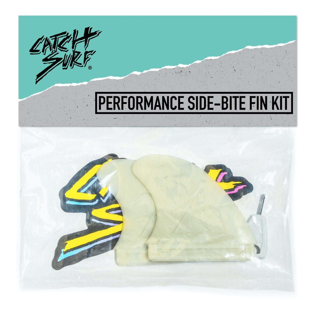 Catch Surf High Performance Side Bite Fins Set - Premium Surfboard Fins for Enhanced Control & Speed - Perfect for Shortboards, Fish Surfboards & Performance Surfing