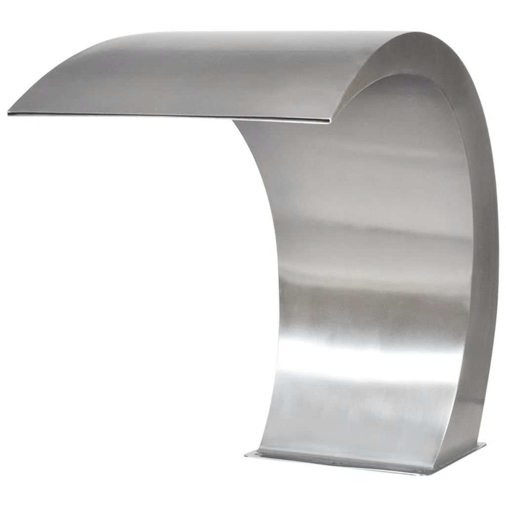 Premium Stainless Steel Pool Waterfall Fountain - 17.7