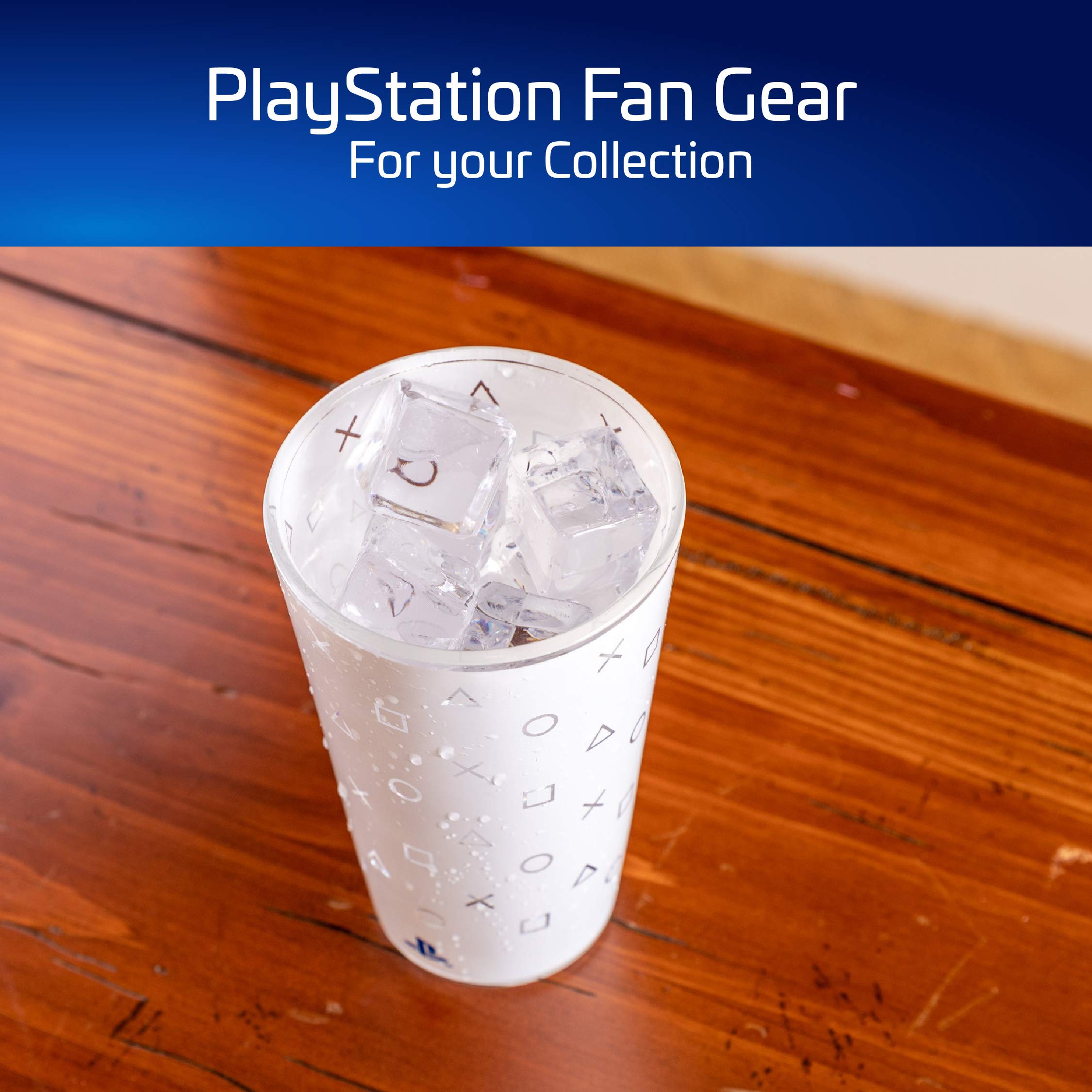 Official PS5 Tumbler - Insulated Stainless Steel White Gaming Cup for Cold Drinks, 400ml (13.5 fl oz) - Perfect Gift for PlayStation Gamers, Office Use & Gaming Sessions