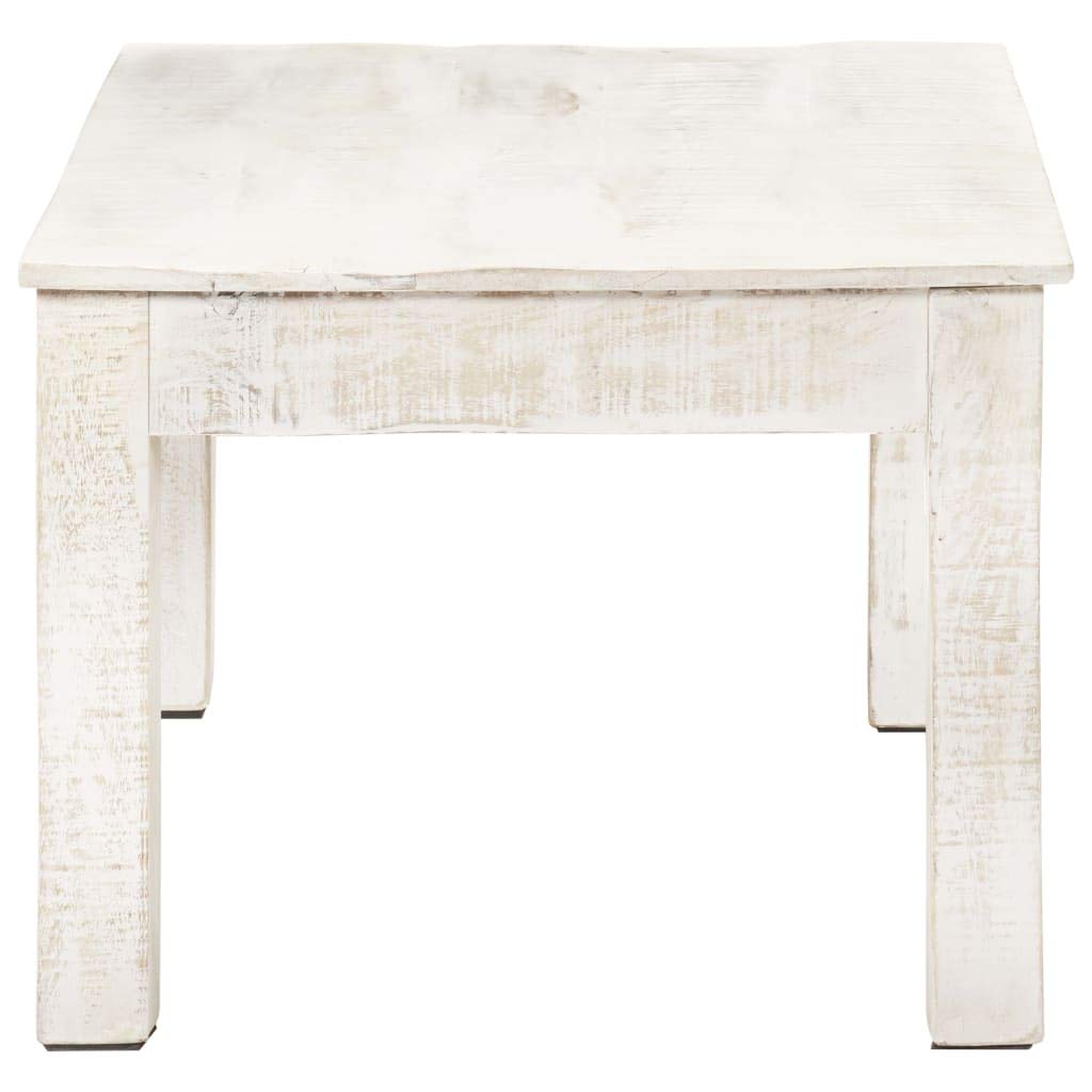 Rustic White Coffee Table 43.3