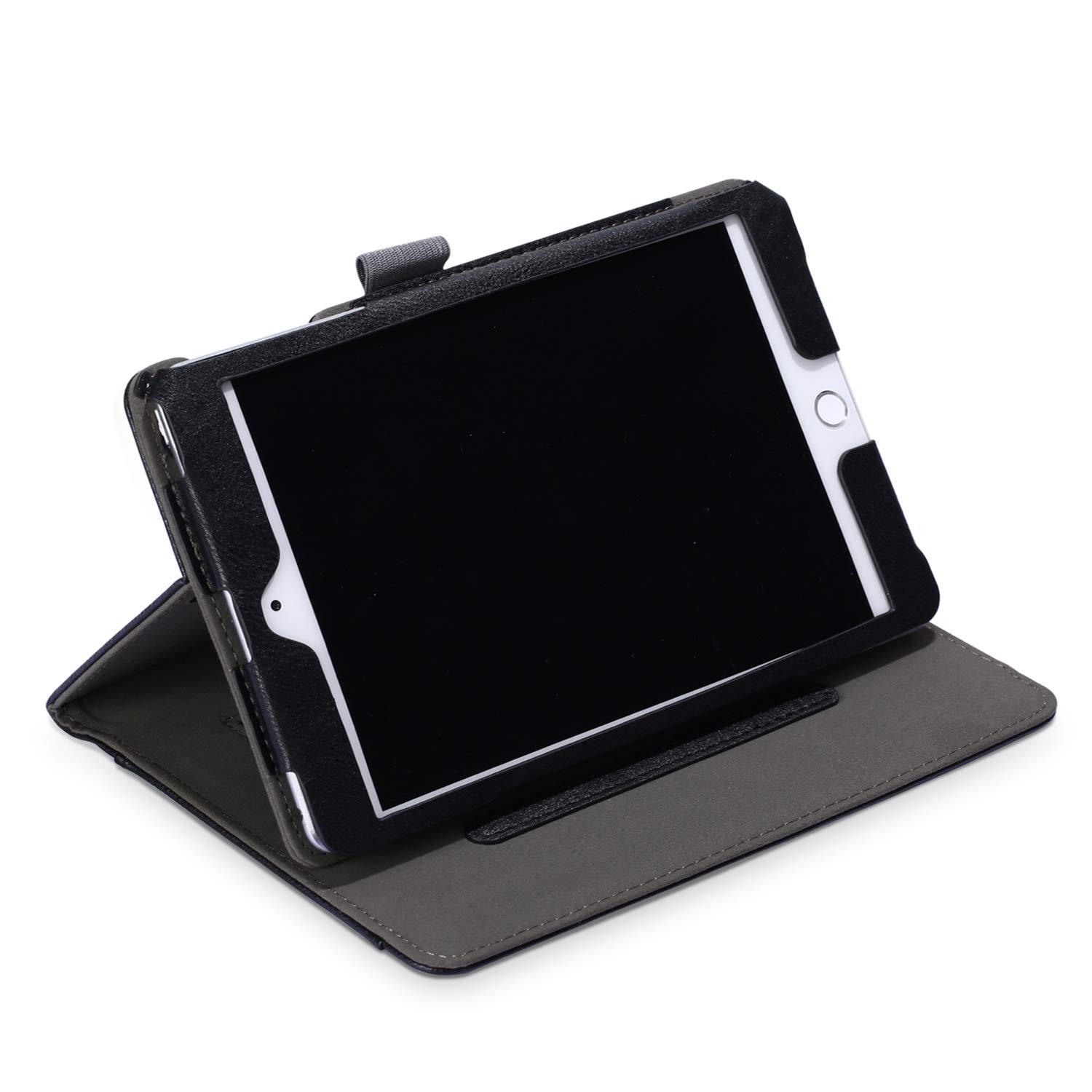 iPad Mini 5th Generation Case (2019) - Multi-Angle Stand Cover with Auto Wake/Sleep & Pencil Holder, Compatible with iPad Mini 5 (2019) & iPad Mini 4 (2015) - Perfect for Work, Study & Entertainment - Black