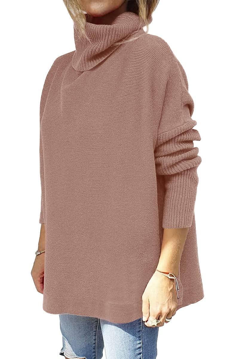 EFAN Women's Oversized Turtleneck Sweater - Soft Winter Pullover Long Sleeve Tunic Top for Fall & Winter Fashion (2025) | Cozy Office Wear, Casual Outfits & Holiday Layering