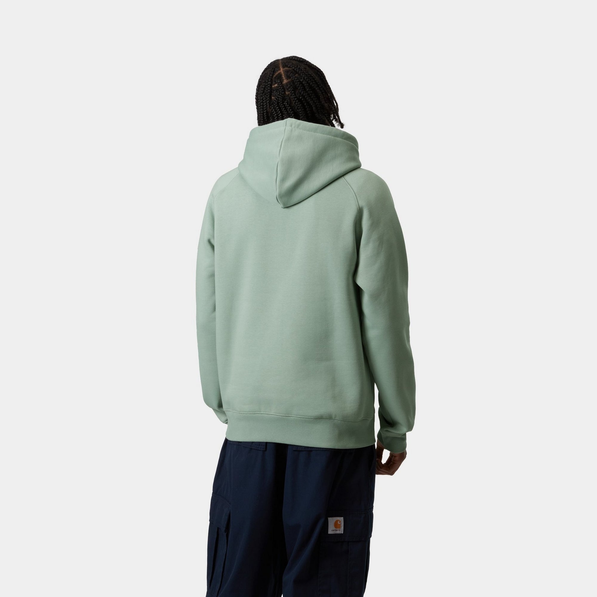 Frosted Green Hooded Chase Sweatshirt - Cozy Pullover Hoodie for Men & Women | Perfect for Casual Wear, Outdoor Activities & Street Fashion
