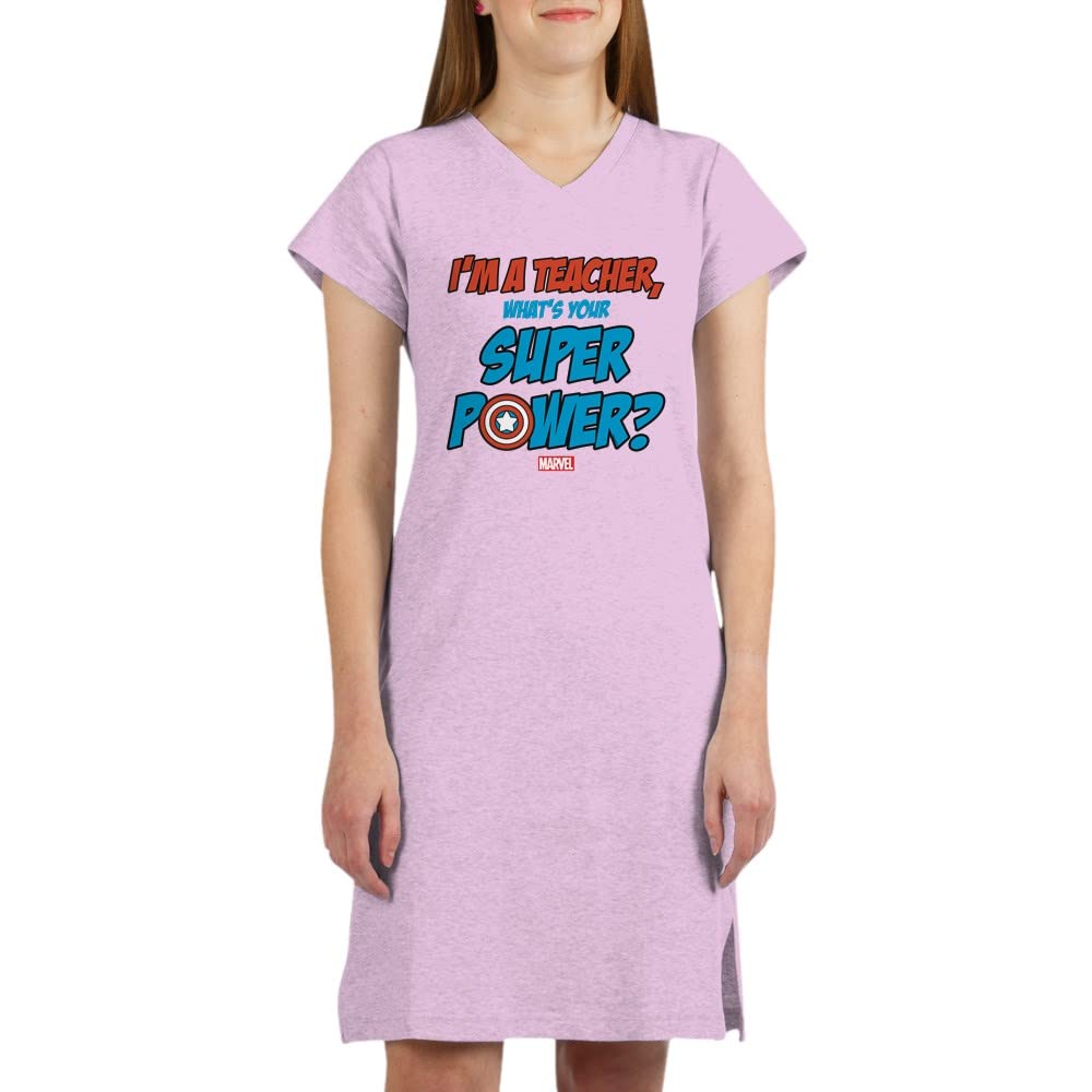 Captain America Teacher Nightshirt - Superhero Gift for Educators
