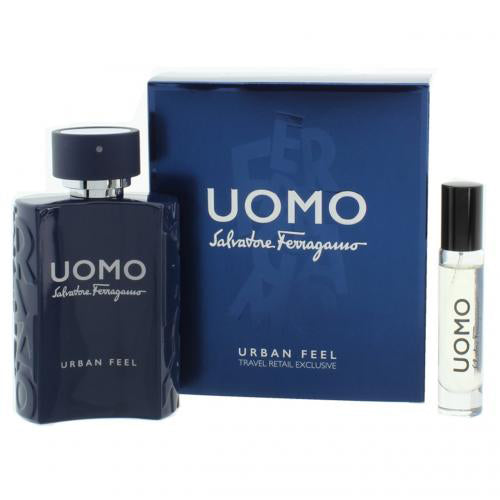 Salvatore Ferragamo Men's Uomo Urban Feel 2-Piece Gift Set - Cologne & After Shave for Men | Perfect for Gifts, Date Nights & Special Occasions
