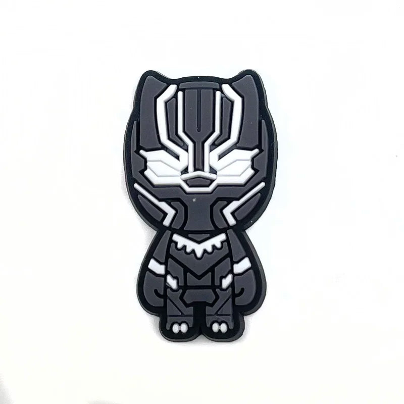 MINISO Marvel Superhero DIY Shoe Charms - Cartoon Character Accessories for Sandals & Clogs - Decorative Pins for Kids Gifts & Garden Fashion Accessories (Perfect for Birthday Presents & Cosplay Outfits)