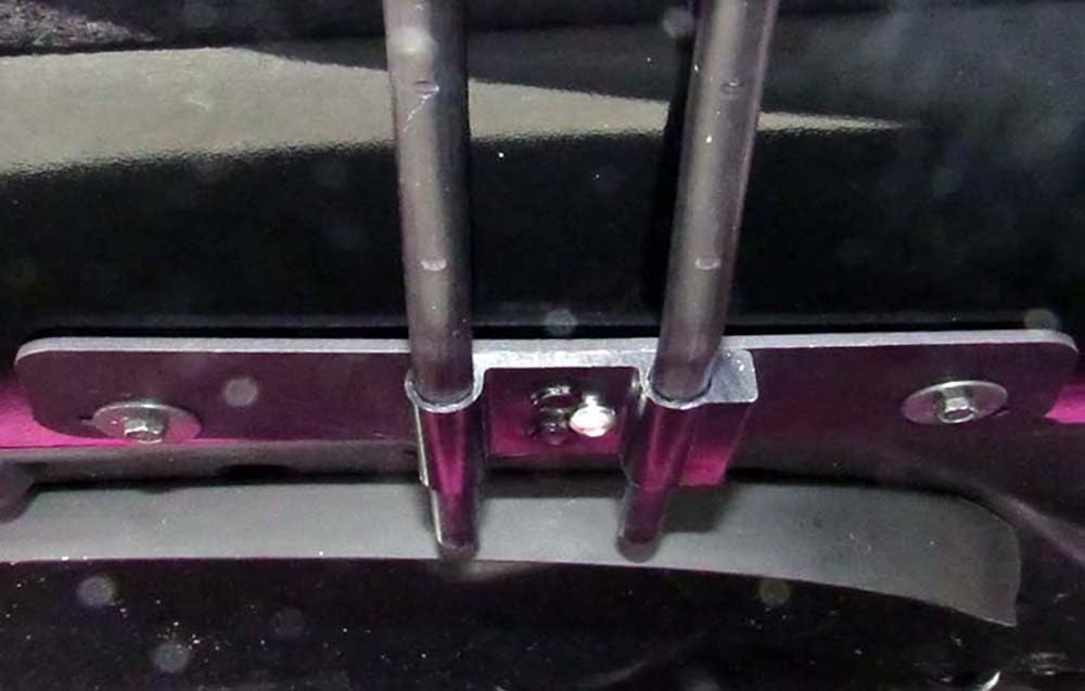 STO N SHO Front License Plate Bracket for 2020-2023 Dodge Charger Wide Body Scat Pack, Hellcat & Wide Body Daytona with Adaptive Cruise (SNS230a) - Easy Installation, No Drilling Required for Street Legal Compliance